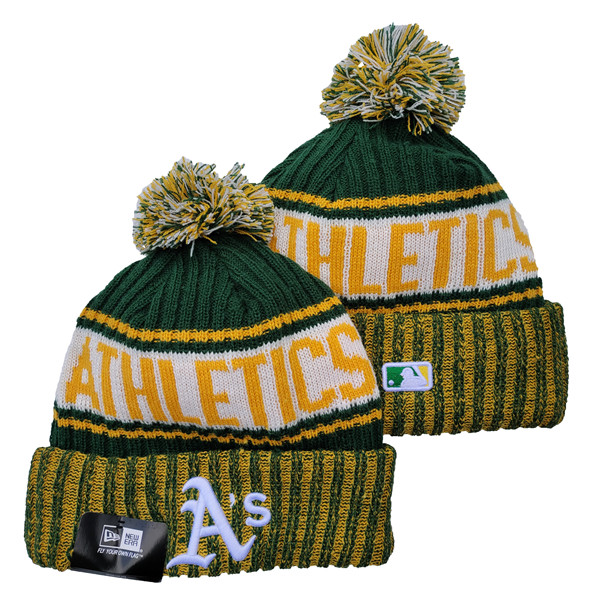 Oakland Athletics Knit Hats 011